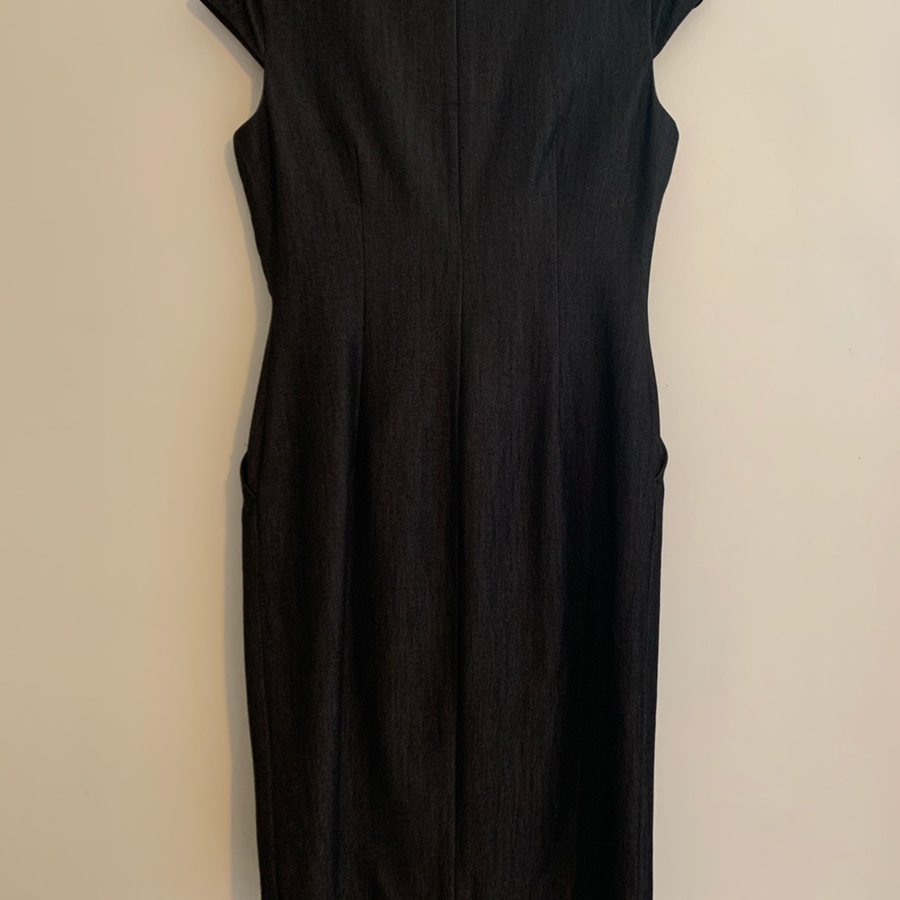 Calvin Klein | Heather Grey front zipper dress